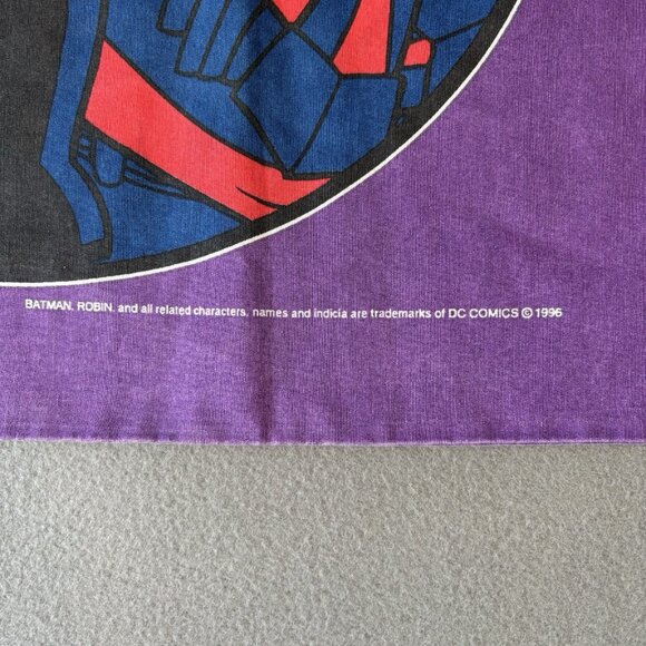 Vintage Batman & Robin, Mr. Freeze Standard Pillowcase 1996 DC Comics Retro - Picture 4 of 10